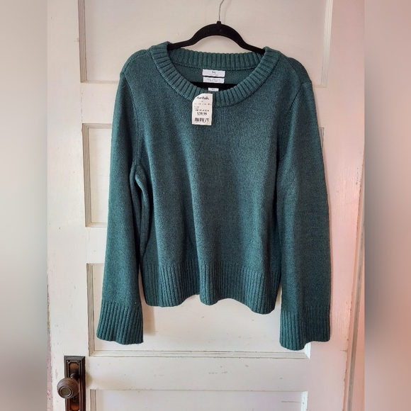 NWT H By Halston Merino Wool Sweater - Picture 1 of 7
